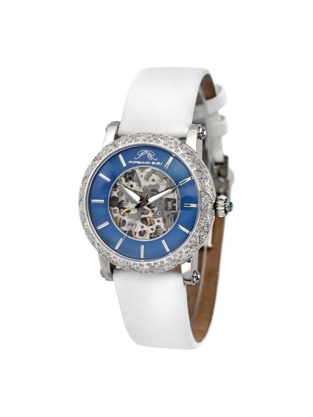 NWT Porsamo Bleu Liza Automatic Blue Dial Ladies Watch